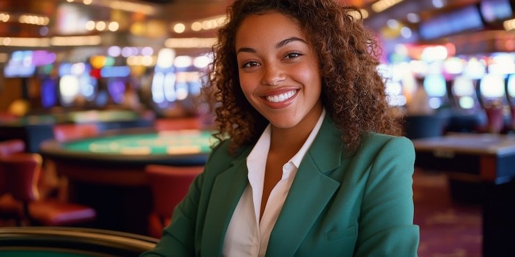 Diverse game collection featuring slots, live dealer, and sportsbook